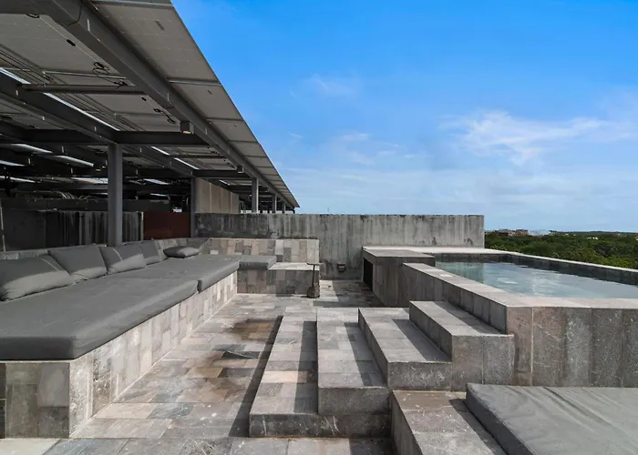 Casa 4 Bedroom With Rooftop Pool & Free Access Villa Tulum